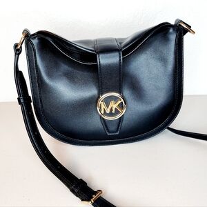 Michael Kors Black Small Hobo Crossbody